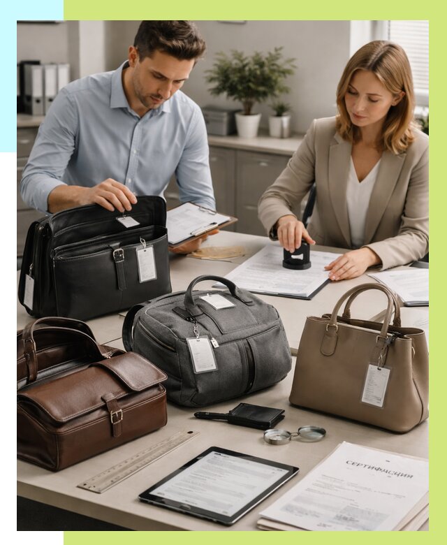 Сертификация сумок в Лобне от 7745 руб. | Алешин-Лбн