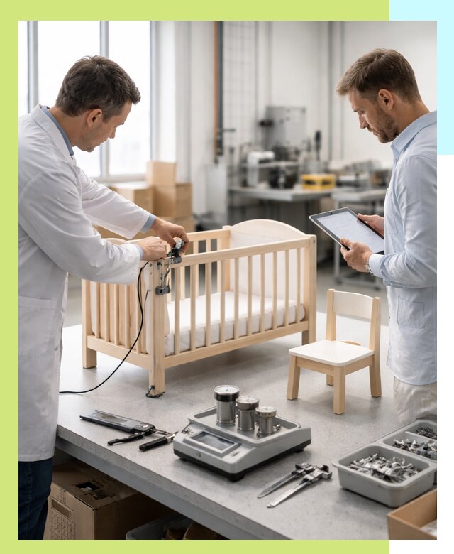 Сертификация детской мебели и проверка безопасности в Лобне