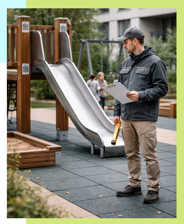 Сертификация детских площадок в Лобне от 25815 р. | Алешин-Лбн