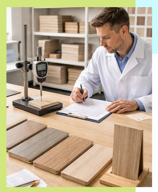 Сертификация ламината с испытаниями и оформлением документов в Лобне