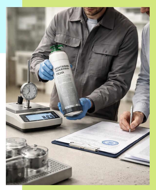 Сертификация монтажной пены в Лобне от 15489 р. | Алешин-Лбн