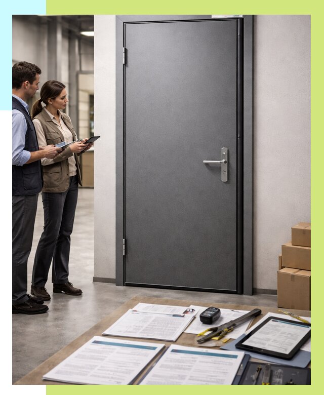 Сертификация противопожарных дверей в Лобне от 9293 р. | Алешин-Лбн