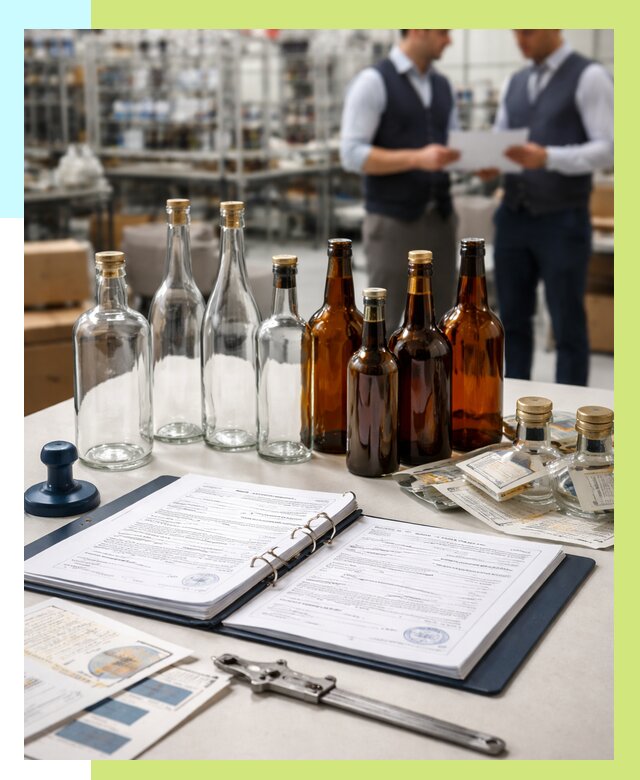 Сертификация стеклянных бутылок в Лобне от 25815 р. | Алешин-Лбн