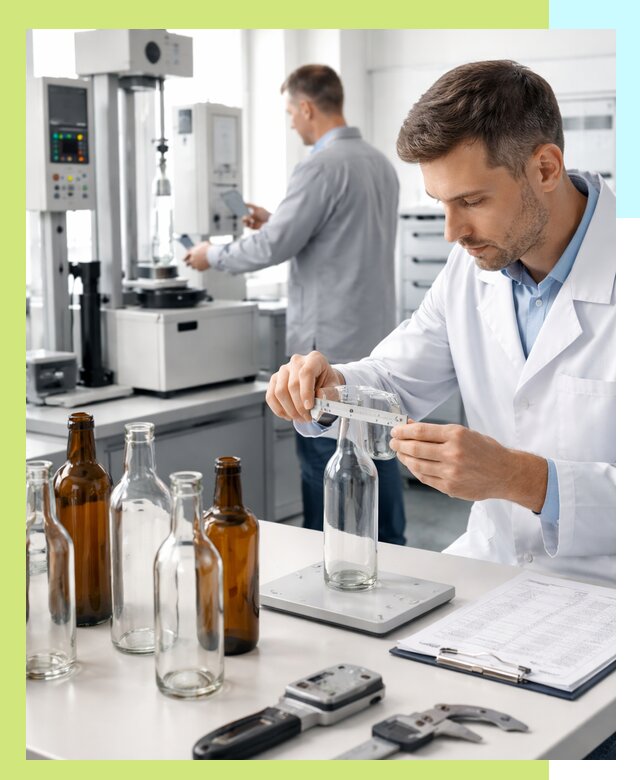 Сертификация стеклянных бутылок и сопутствующей упаковки в Лобне