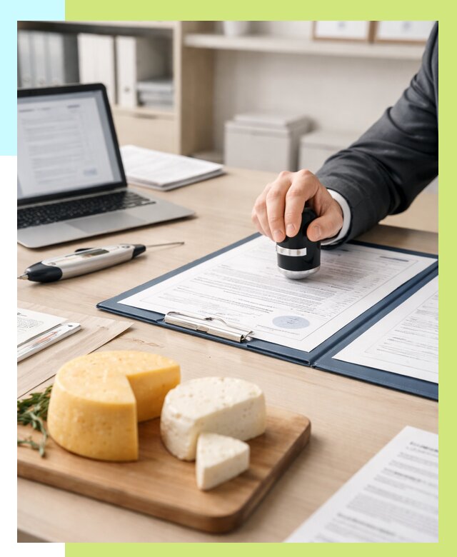 Сертификация сыров в Лобне от 15489 р | Сертификат на сыр Алешин-Лбн