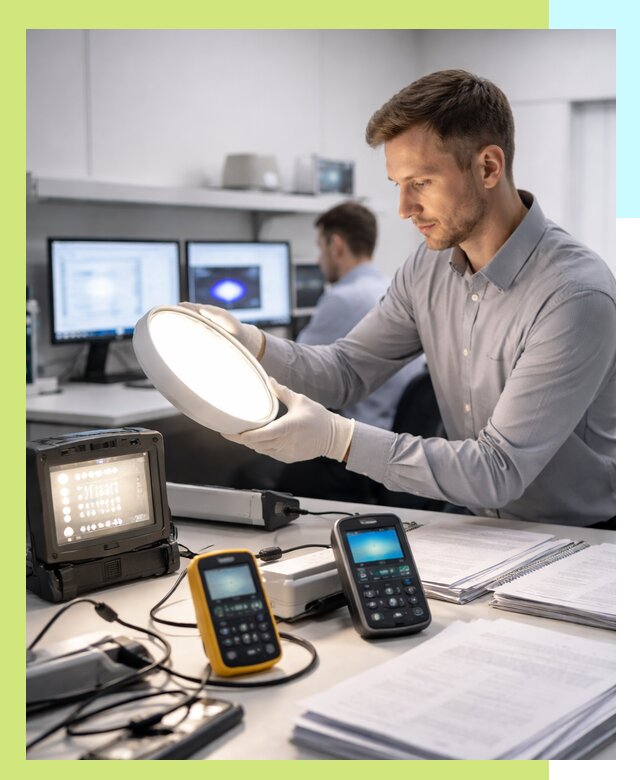 Сертификация светильников в Лобне: испытания и оформление