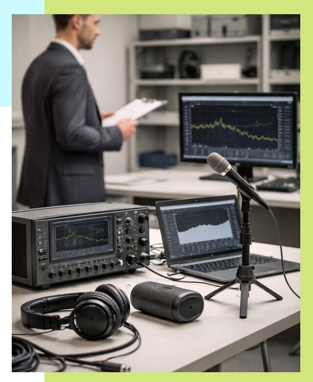 Сертификация аудиотехники в Лобне от 15489 р., Алешин-Лбн