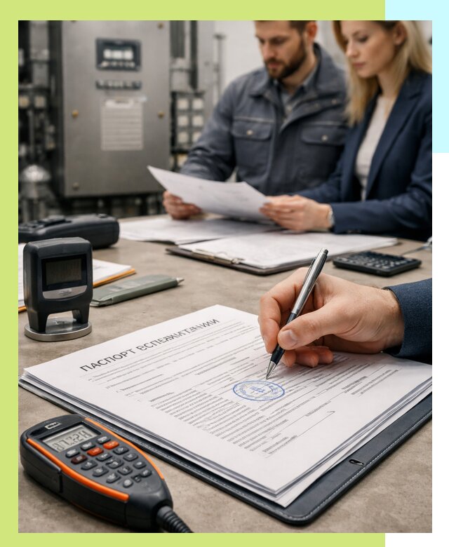 Оформление паспорта эксплуатации оборудования в Лобне