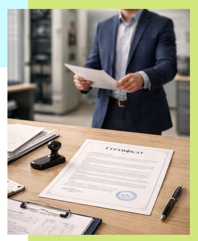 Сертификат на оборудование в Лобне от 15489 р. | Алешин-Лбн