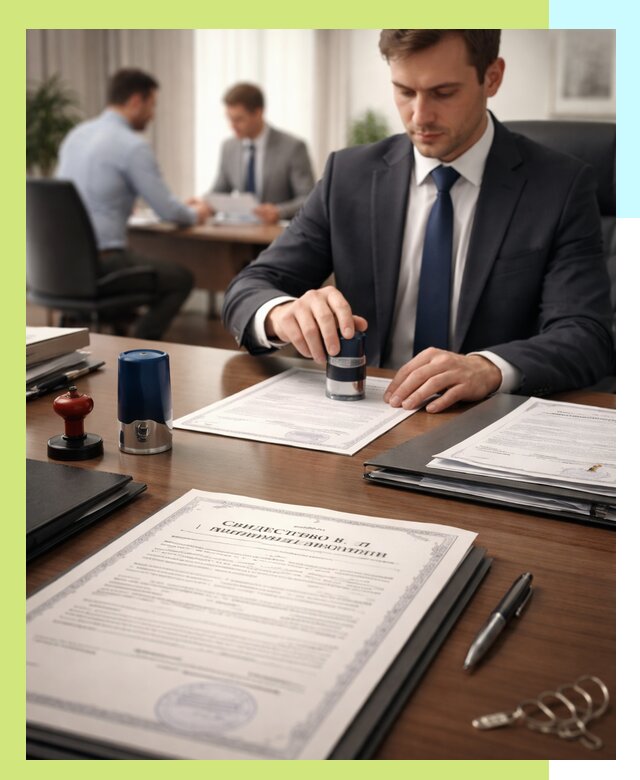 Оформление свидетельства о государственной регистрации в Лобне