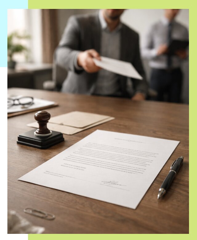 Отказное письмо по сертификации в Лобне от 3614 р. | Алешин-Лбн