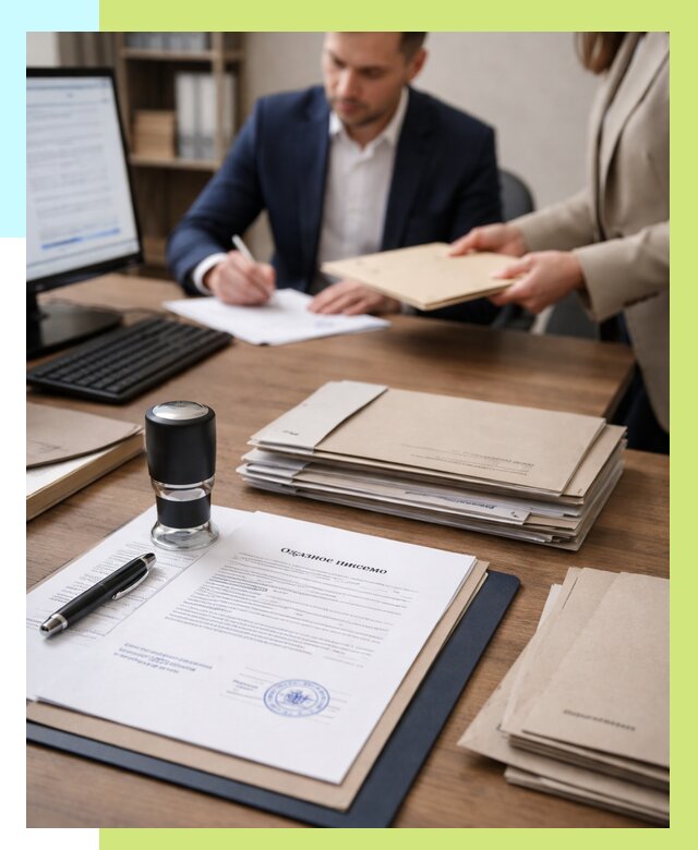 Отказное письмо для таможни в Лобне от 3098 р, Алешин-Лбн