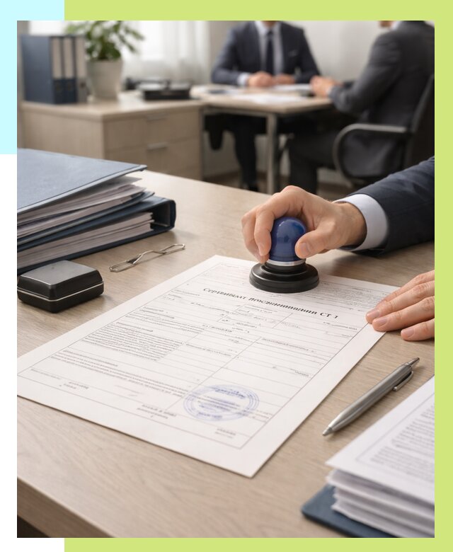 Сертификат происхождения СТ 1 в Лобне от 4647 р. | Алешин-Лбн