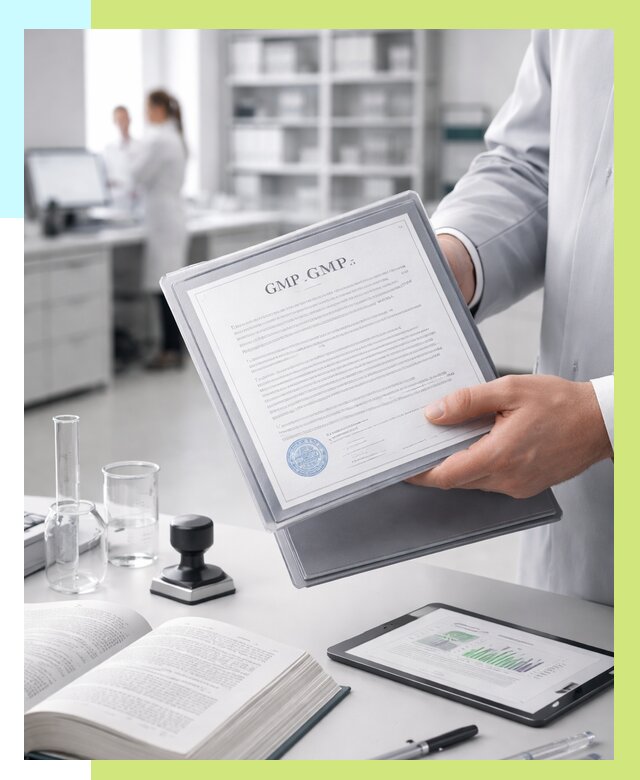 Сертификат GMP в Лобне под ключ от 87771 р. | Алешин-Лбн