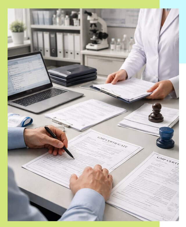 Оформление сертификата GMP в Лобне для фармпроизводства