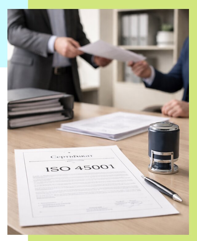 Сертификат ISO 45001 в Лобне под ключ от 46467 р. | Алешин-Лбн