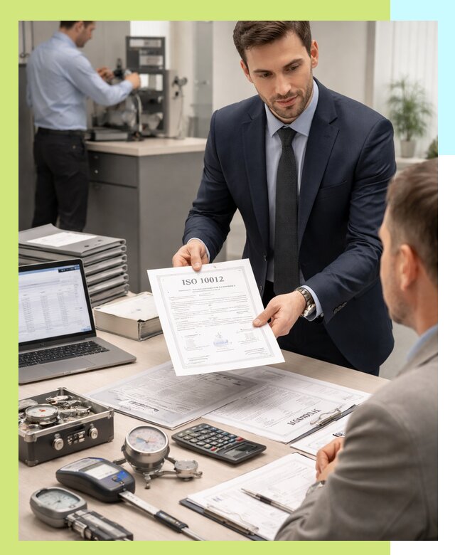 Выдача сертификата ISO 10012 по требованиям метрологии в Лобне
