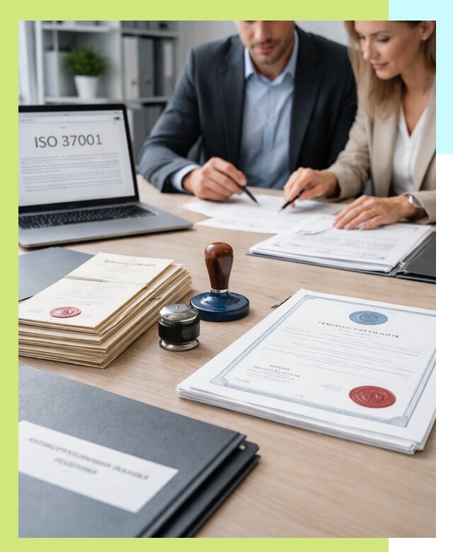 Получение сертификата ISO 37001 по системе борьбы с коррупцией в Лобне