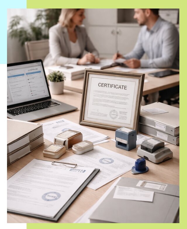 Сертификация компании в Лобне от 46467 р. | Алешин-Лбн — заказ